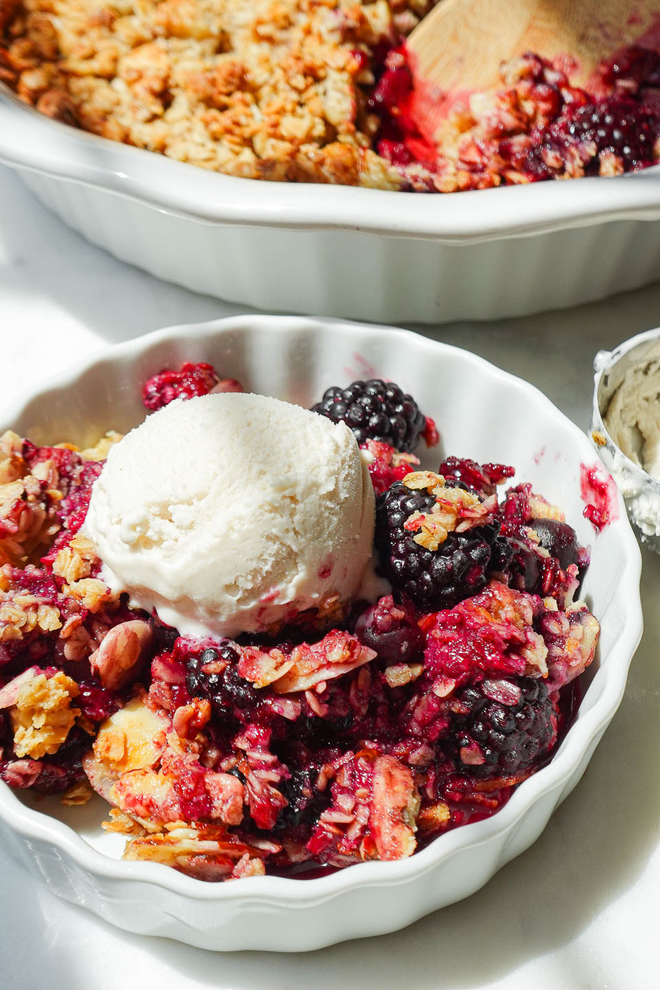 Healthy Berry Crisp Boo Boo s Bakery