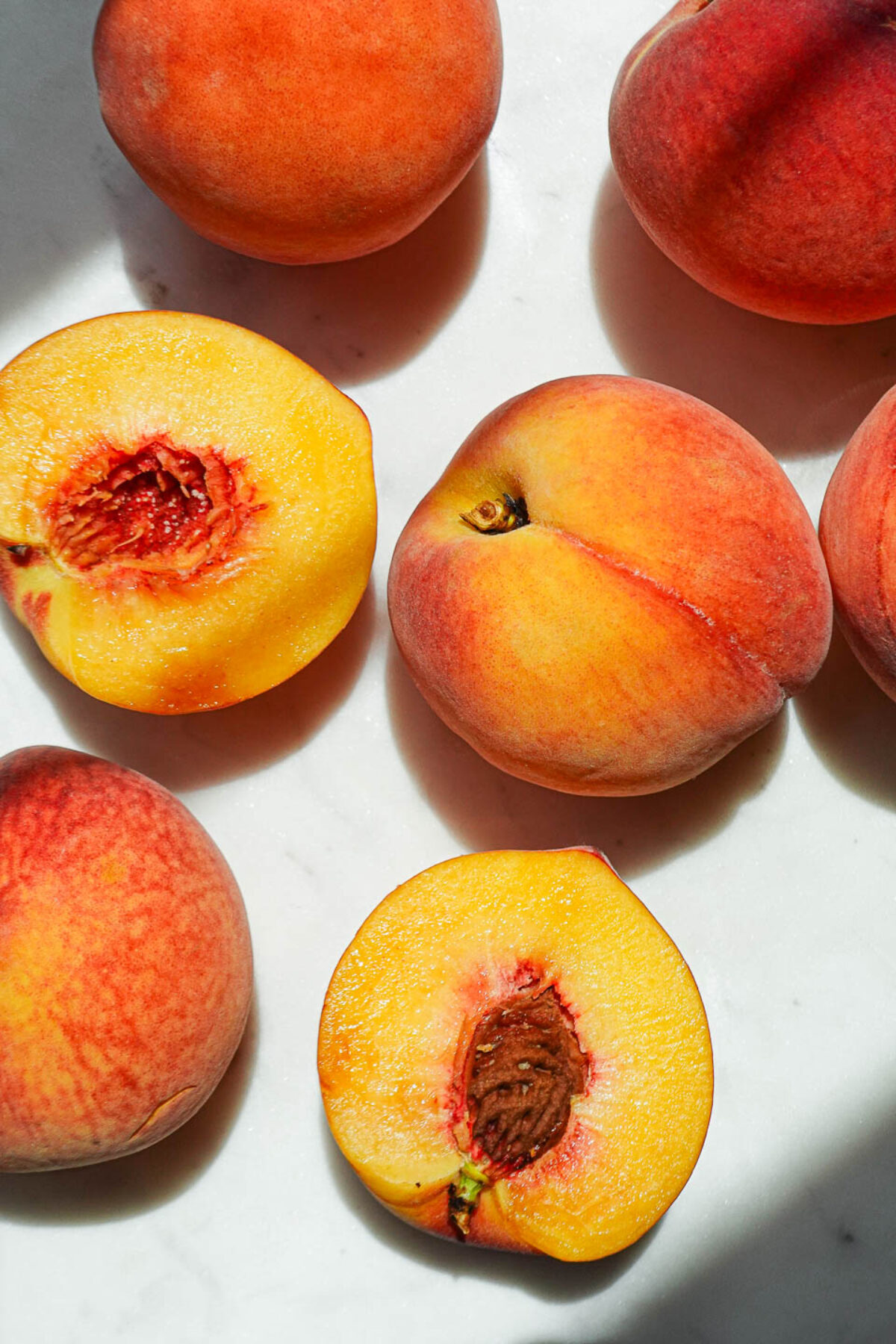 Peach halves