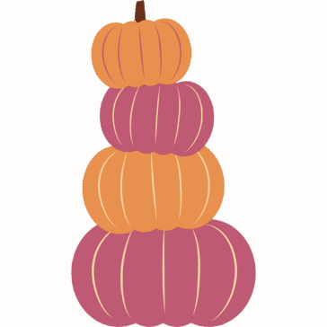 stacked pumpkins