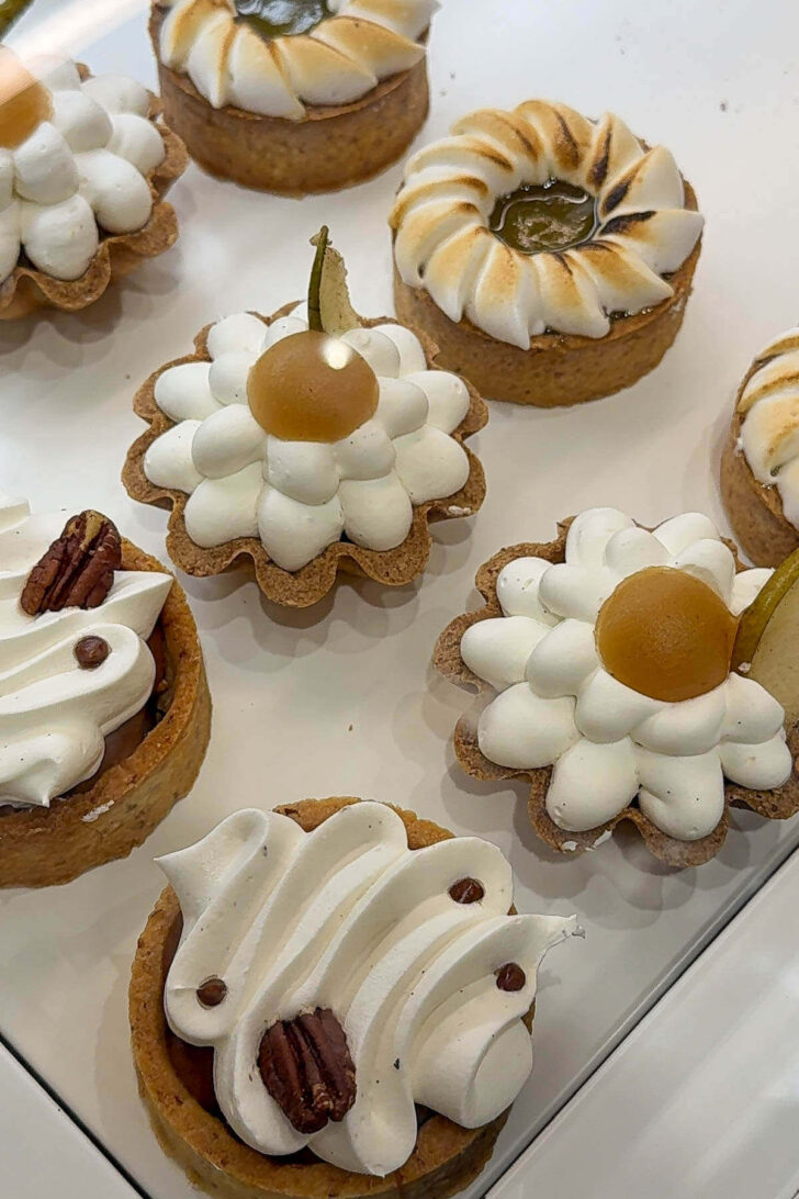 Vegan and gluten-free baked goods from Copains bakery in Paris.