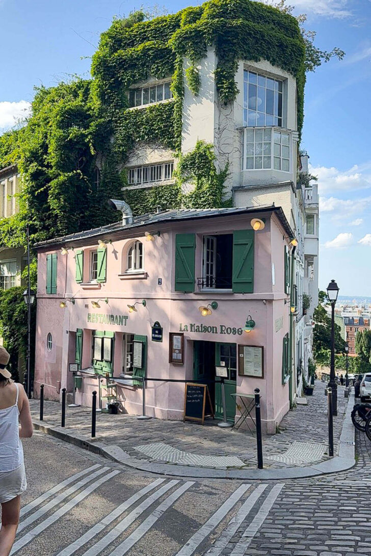 La Maison Rose restaurant in Montmartre.